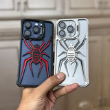 iPhone 12 Series Metal Spider Bumper Case with Stand