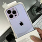 iPhone 13 Series Two-tone leather acrylic lens protective case