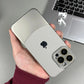 iPhone 12 Series Two-tone leather acrylic lens protective case