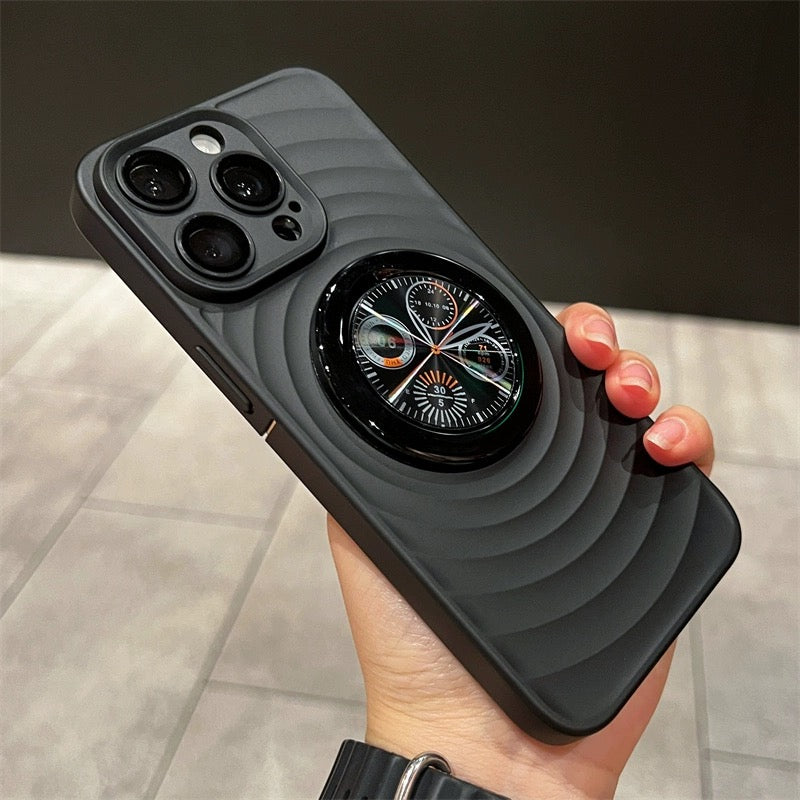 iPhone 12 Series 3D Frosted Built In Compass Case