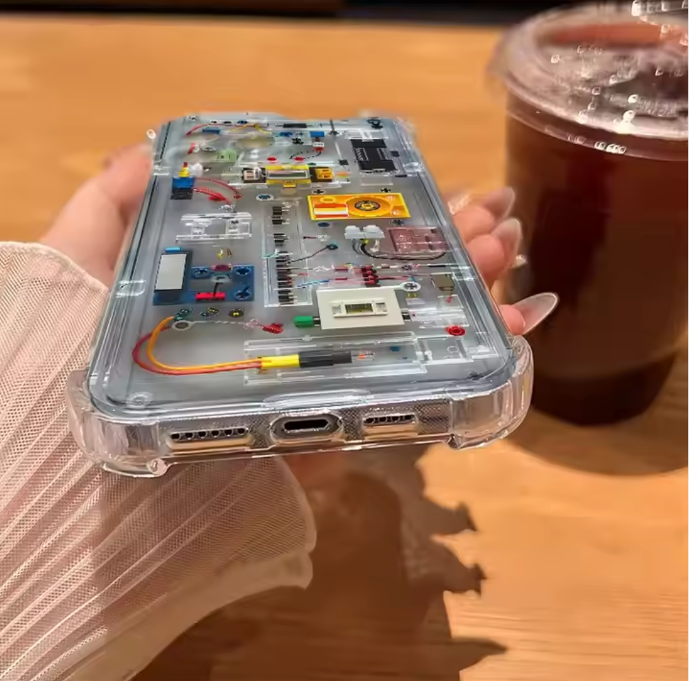 iPhone 15 Series Aurora Laser Case with Shock Protection