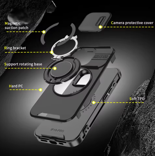 iPhone 17 Series Heavy Duty 360 with Camera Slide Protection