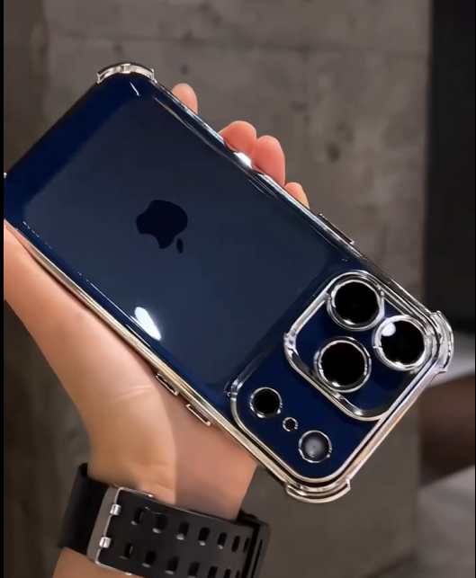 iPhone 17 Series Luxury Plating Armor Bumper Soft Shockproof Protective Cover