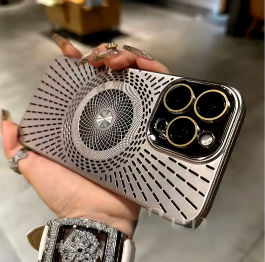 iPhone 16 Series Magnetic Mesh Case with Heat Dissipation