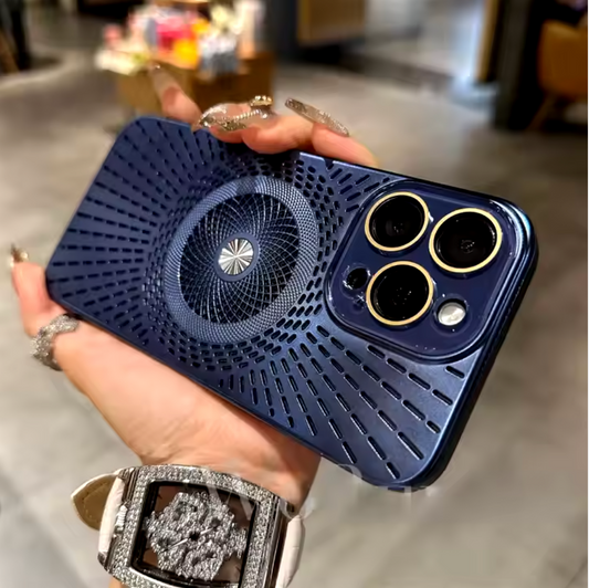 iPhone 16 Series Magnetic Mesh Case with Heat Dissipation